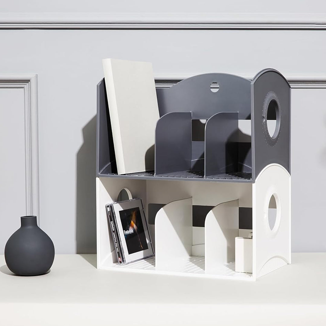 Litem Multi Book Shelf | 3 Tiers | White