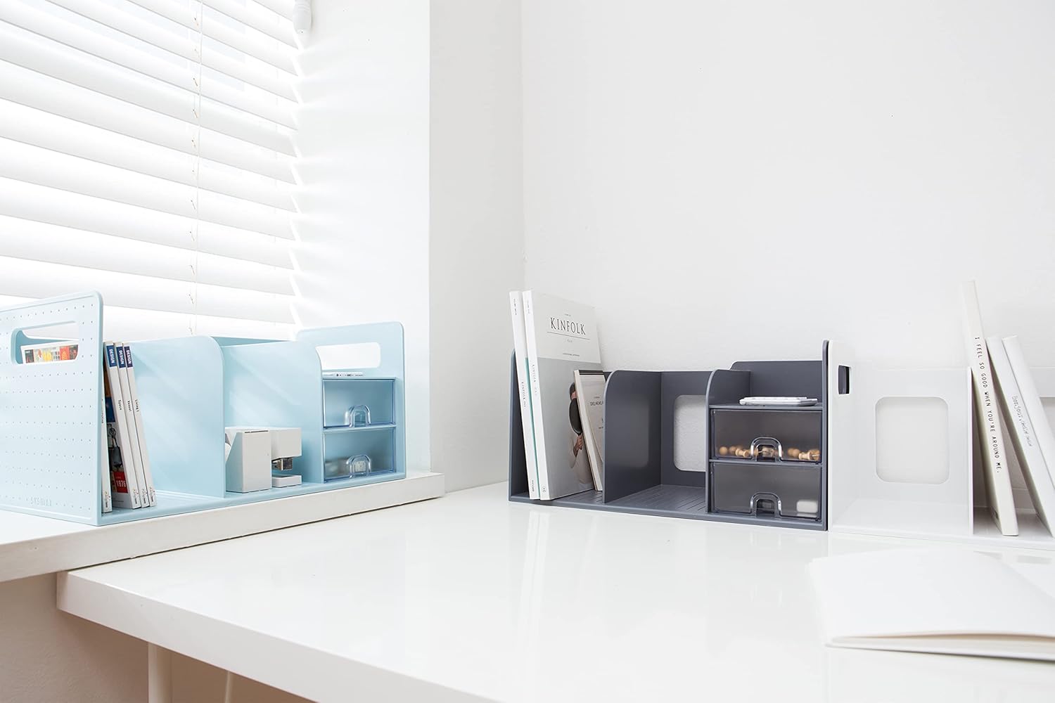 Sysmax | Book Rack With 2 Drawers | 2 Bookshelf | Organiser | Mint