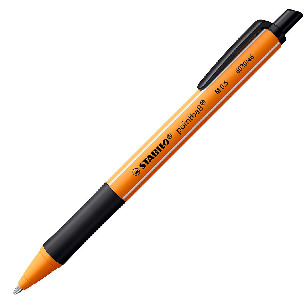 Stabilo | Pointball | Ballpoint Pen | Blue & Black | Pack Of 2