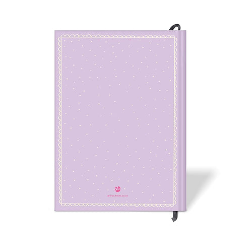 7mm Recipe Journal | A5 Size | 4 Sticker Sheets | Hardbound and Laminated | Made with Love | Mauve