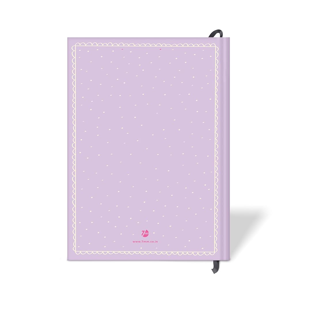 7mm Recipe Journal | A5 Size | 4 Sticker Sheets | Hardbound and Laminated | Made with Love | Mauve
