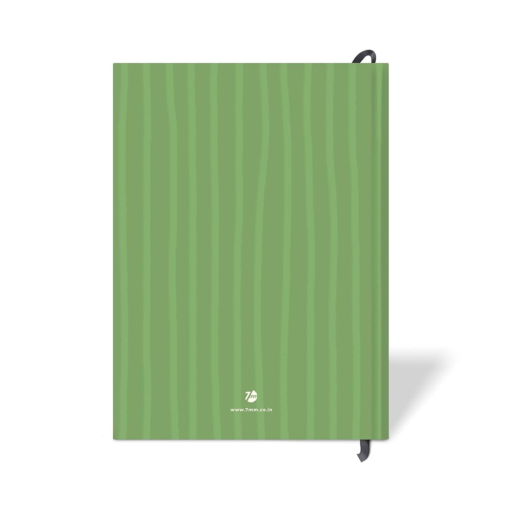 7mm Recipe Journal | Make your own Recipe and Cook Book | A5 Size | Hardbound and Laminated | Jade