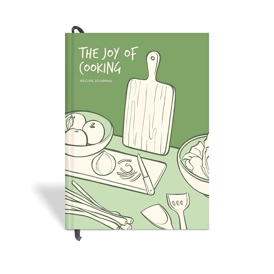 7mm Recipe Journal | Make your own Recipe and Cook Book | A5 Size | Hardbound and Laminated | Jade
