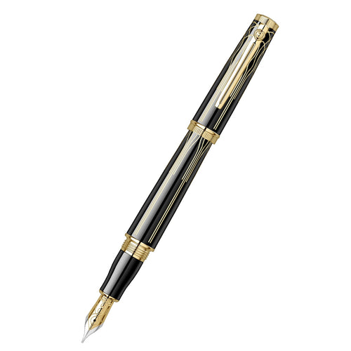 Scrikss | Heritage | Fountain Pen | Glossy Black GT-Medium