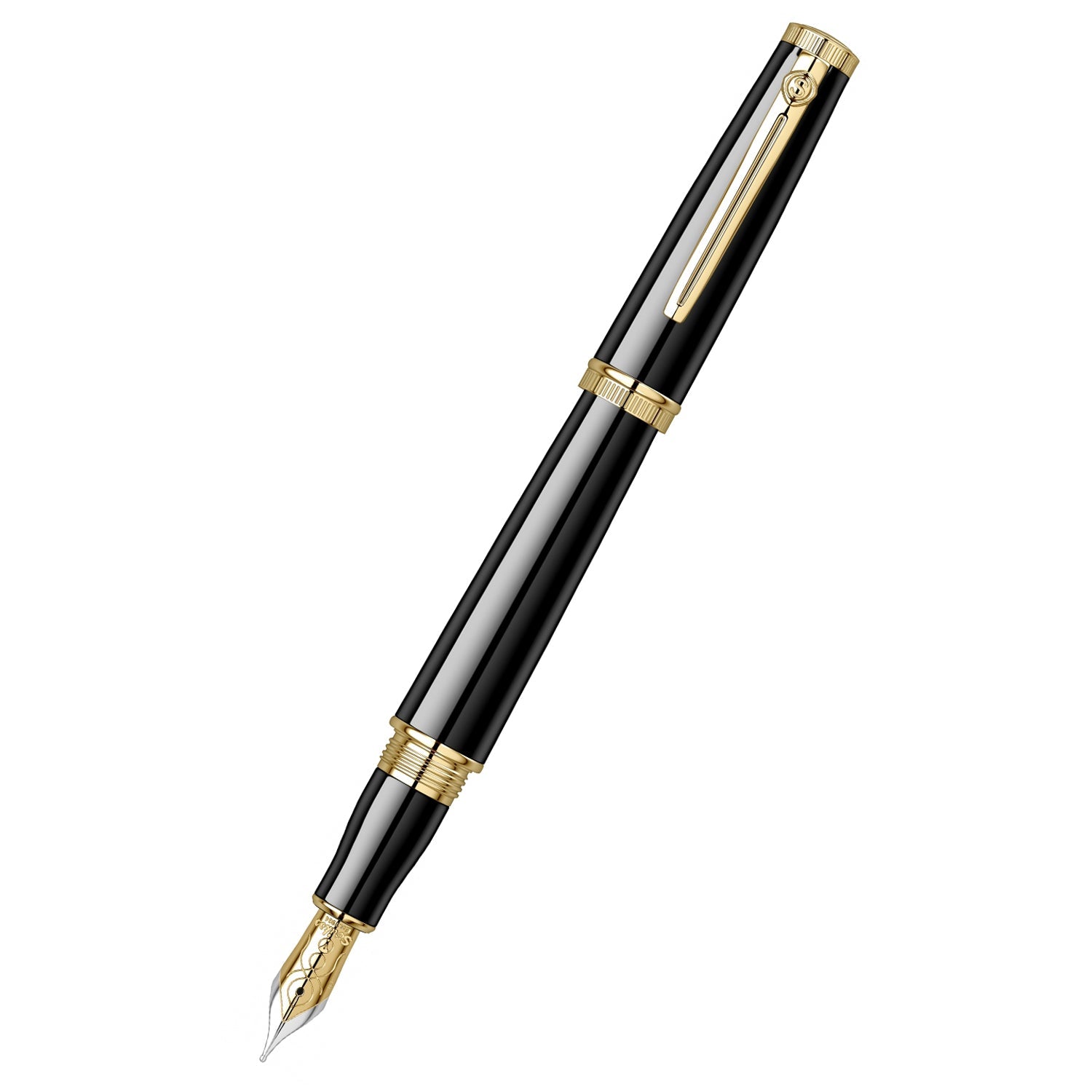Scrikss | Heritage | Fountain Pen | Black GT-Broad
