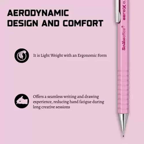 Scrikss | Aero-X | Mechanical Pencil | 0.7mm | Pink