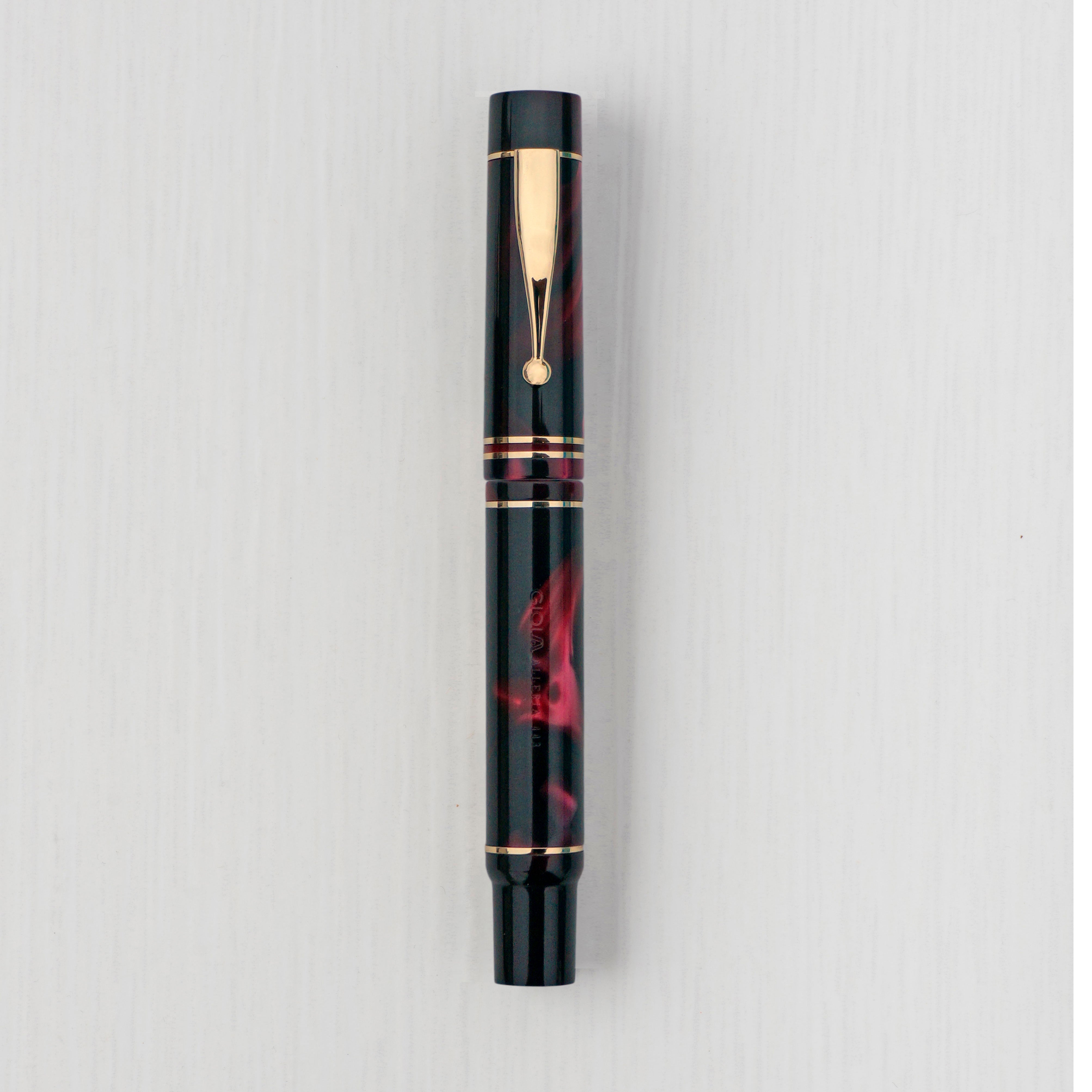 Gioia | Alleria | Fountain Pen | Amaranto Red-black GT