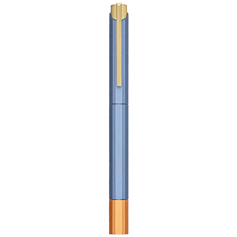 Ystudio Glamour Evolve - Bihex Rollerball Pen | Blue Gin