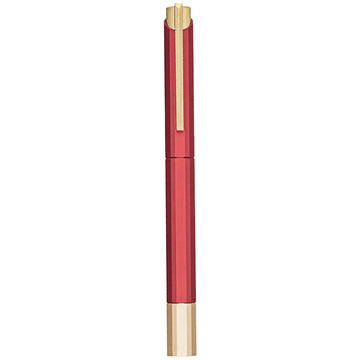 Ystudio Glamour Evolve - Bihex Rollerball Pen | Marsala Red