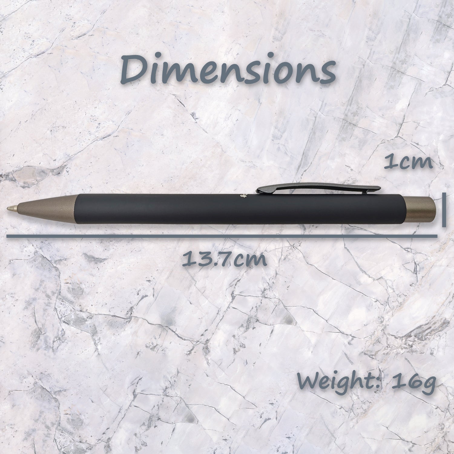 Acuity Ball Point Pen | Soft Matte Finish Metal Body - Blue Ink - It Comes in a Pouch - 50031