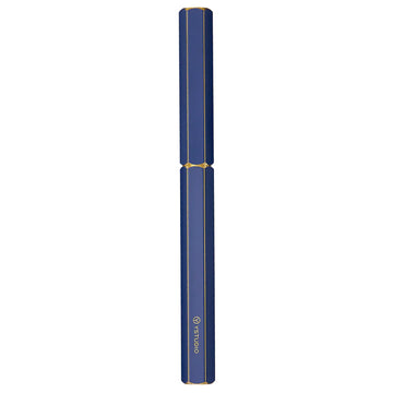Ystudio Classic Revolve Fountain Pen - Blue Hexogon | Medium Nib