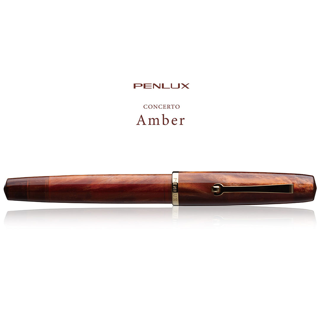 Penlux | Fountain Pen | Concerto | Amber GT