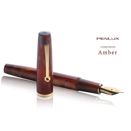 Penlux | Fountain Pen | Concerto | Amber GT