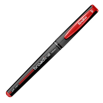 Scrikss Broadline 1mm Rollerball Pen - Red (12 PCS)