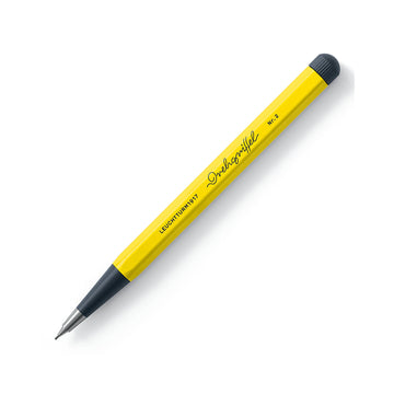 LEUCHTTURM1917 0.7mm Mechanical Clutch Pencil | Graphite HB Lead | Drehgriffel No. 2 | Lemon Yellow | Twist Mechanism