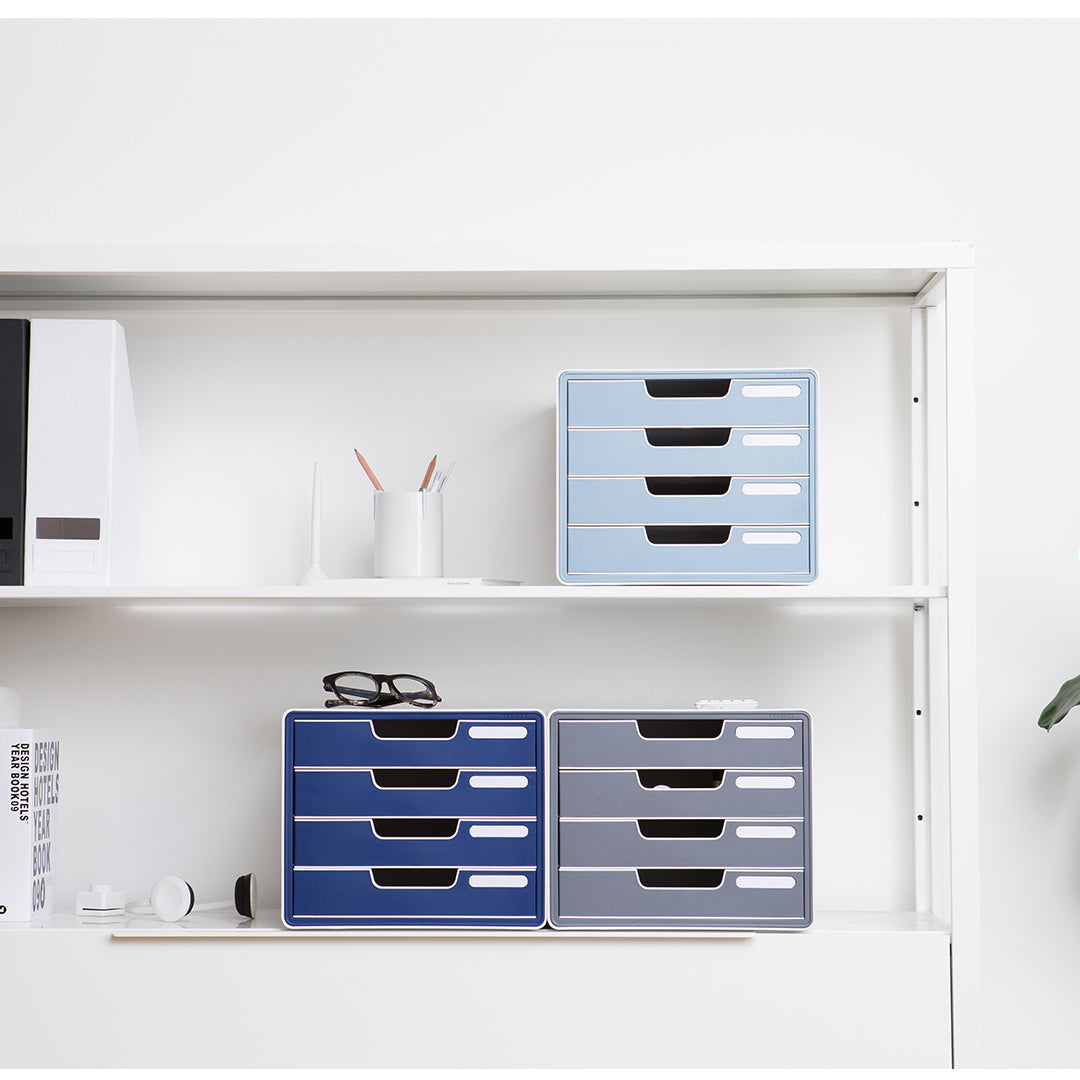 Sysmax | File Cabinet | 4 Drawers | Wine Red|Deluxe Color | For Office School  & Hospital