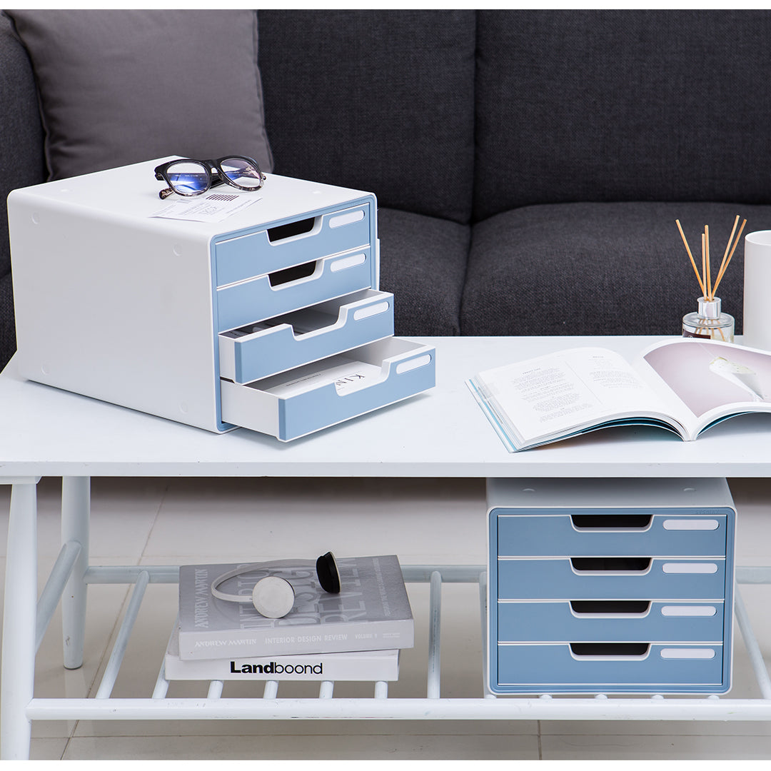 Sysmax | File Cabinet | 4 Drawers | Wine Red|Deluxe Color | For Office School  & Hospital