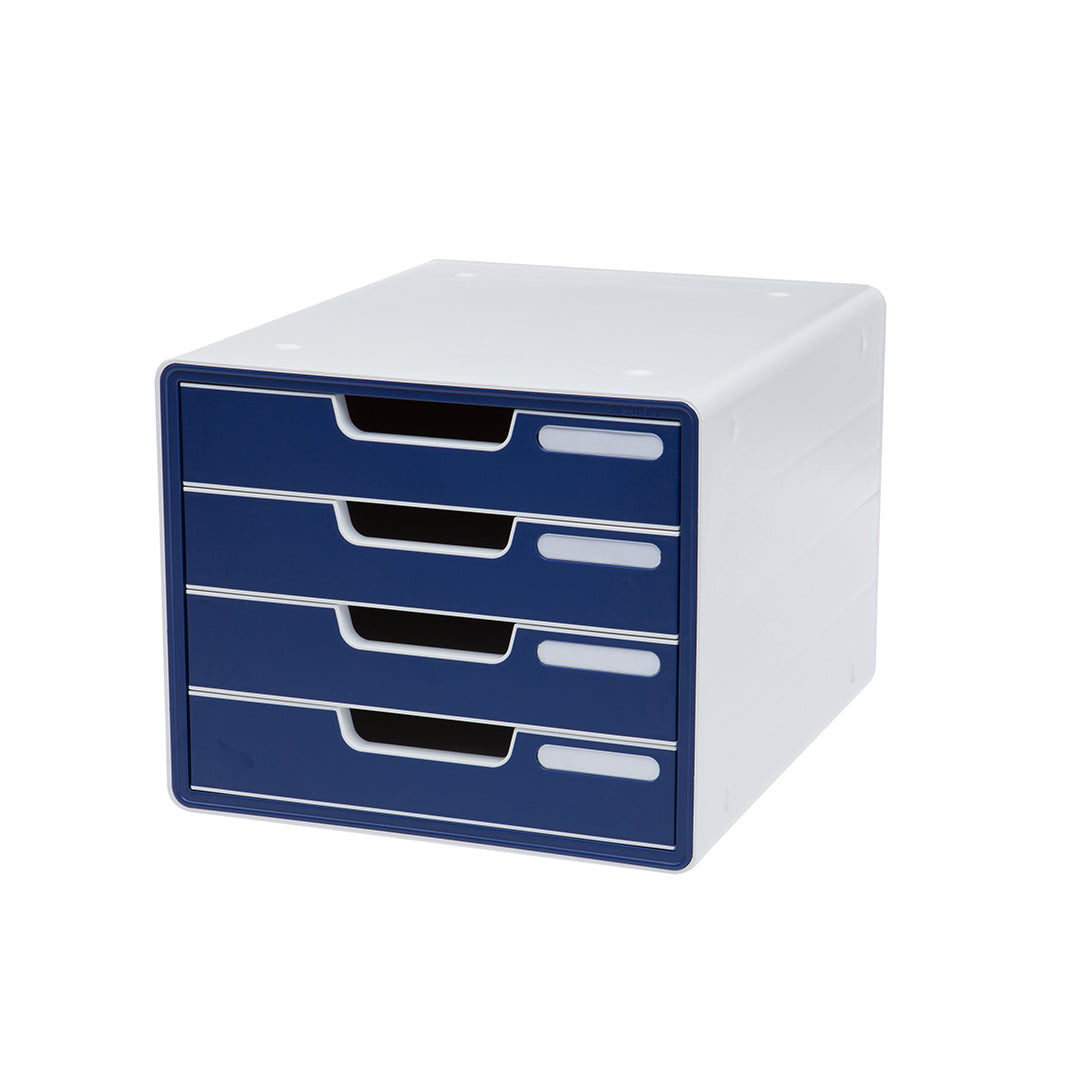 Sysmax | File Cabinet | 4 Drawers | Navy Blue|Deluxe Color | For Office School  & Hospital