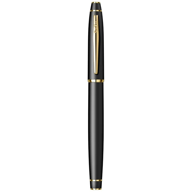 Scrikss | Noble | Fountain Pen | Matt Black Gold