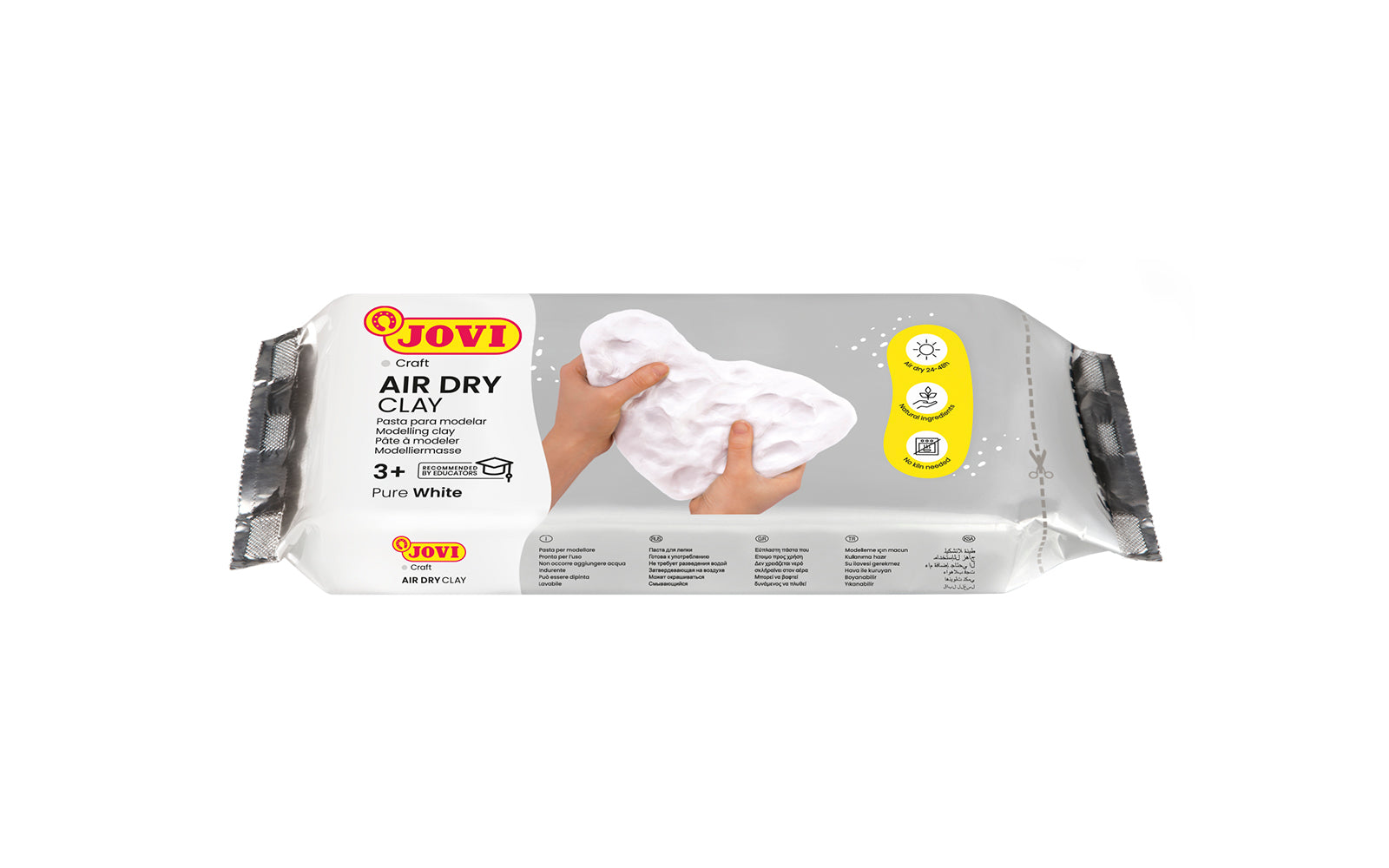 Jovi | European Air-Dry | Modelling Clay | White | 500 Grams