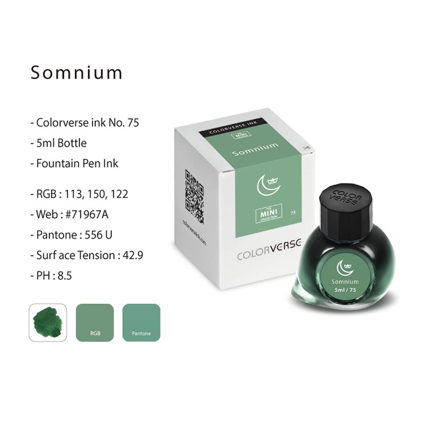 Colorverse Mini Collection | Johannes Kepler | 3 Bottles | 5ml Ink Set