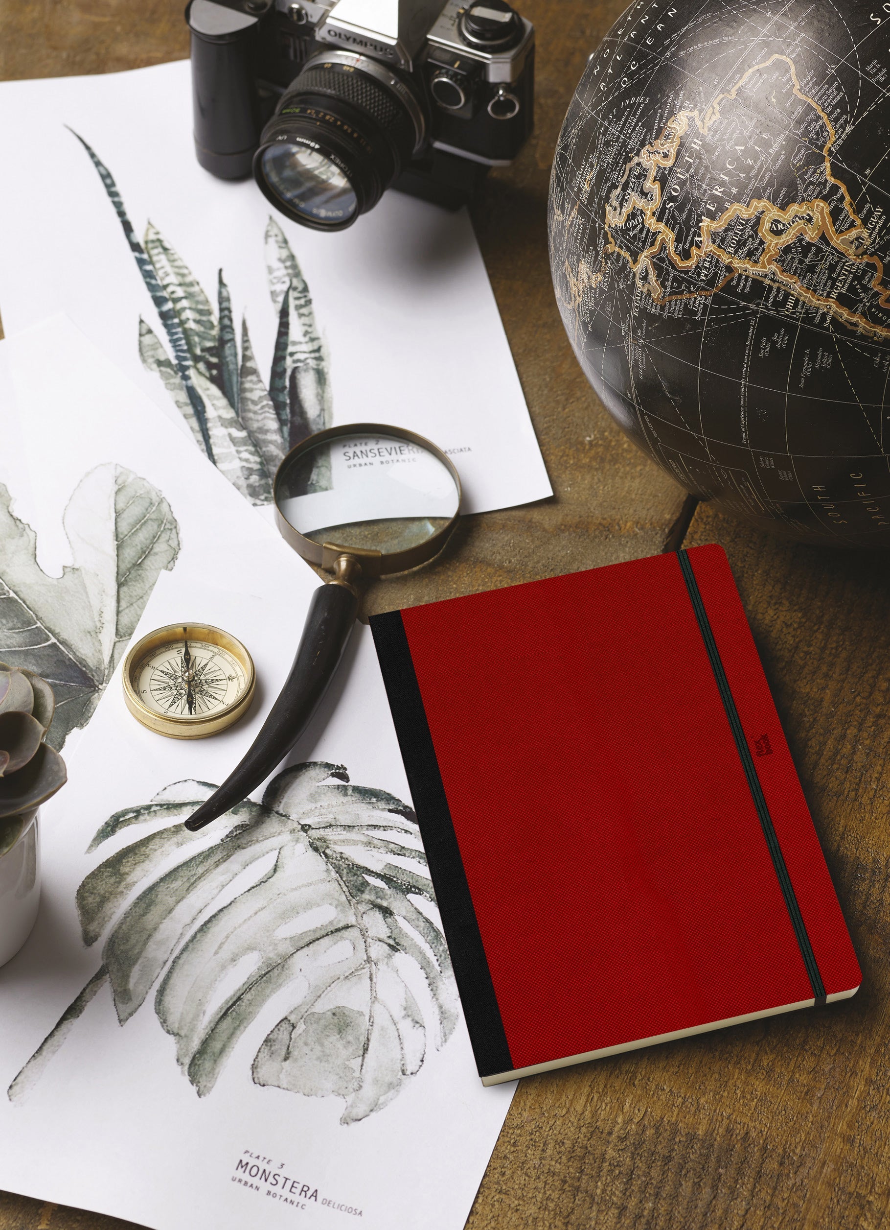 Flexbook | Ruled | Medium A5 Size Notebook | Red | Adventure Series