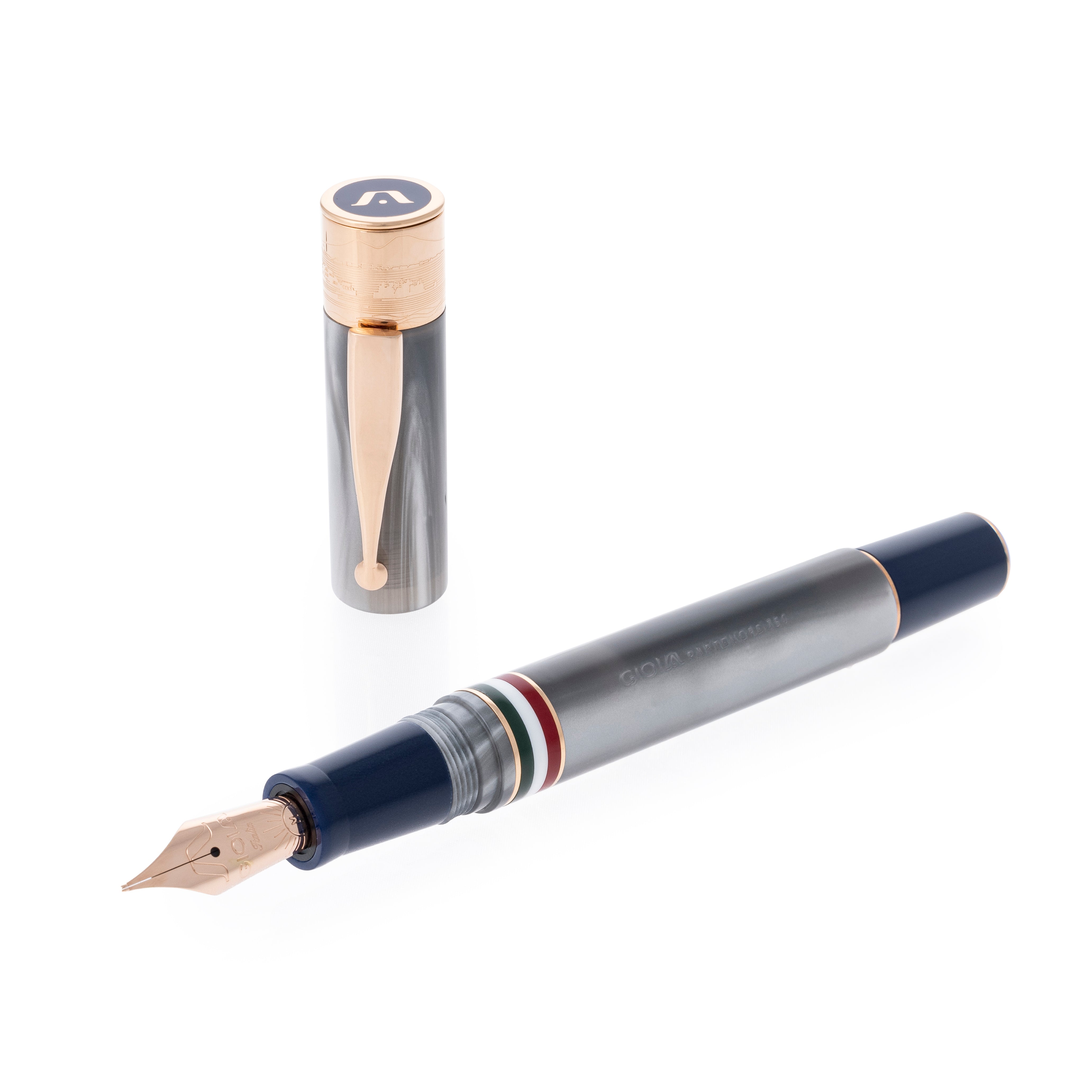 Gioia | Fountain Pen & Rollerball Pen | Partenope | Madreperla Pearl RGT