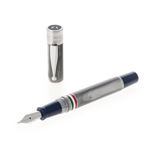 GIOIA | Fountain Pen & Rollerball Pen |Partenope |Madreperla Pearl Rhodium Trims