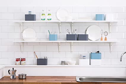 Litem | Organiser| 6 Compartments | Grey | My Room | Multi Cube | For Office  Home & Kitchen