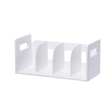 Litem | Book Rack with  4 Compartments | Organiser | Cool Grey | My Room