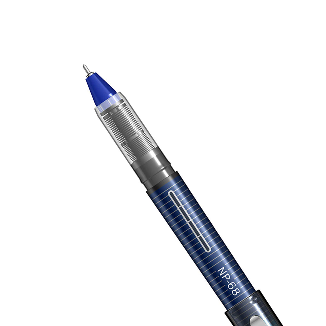 Scrikss Office 0.5 mm Needle Point Pen - Water Based Fast Drying Ink, Strength & Durable Micro Extruded Tip - 3 Pieces NP68 Set (Black, Blue,Red)