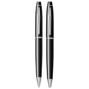 Scrikss Noble 35 Ball Point and Mechanical Pencil Set | Black CT