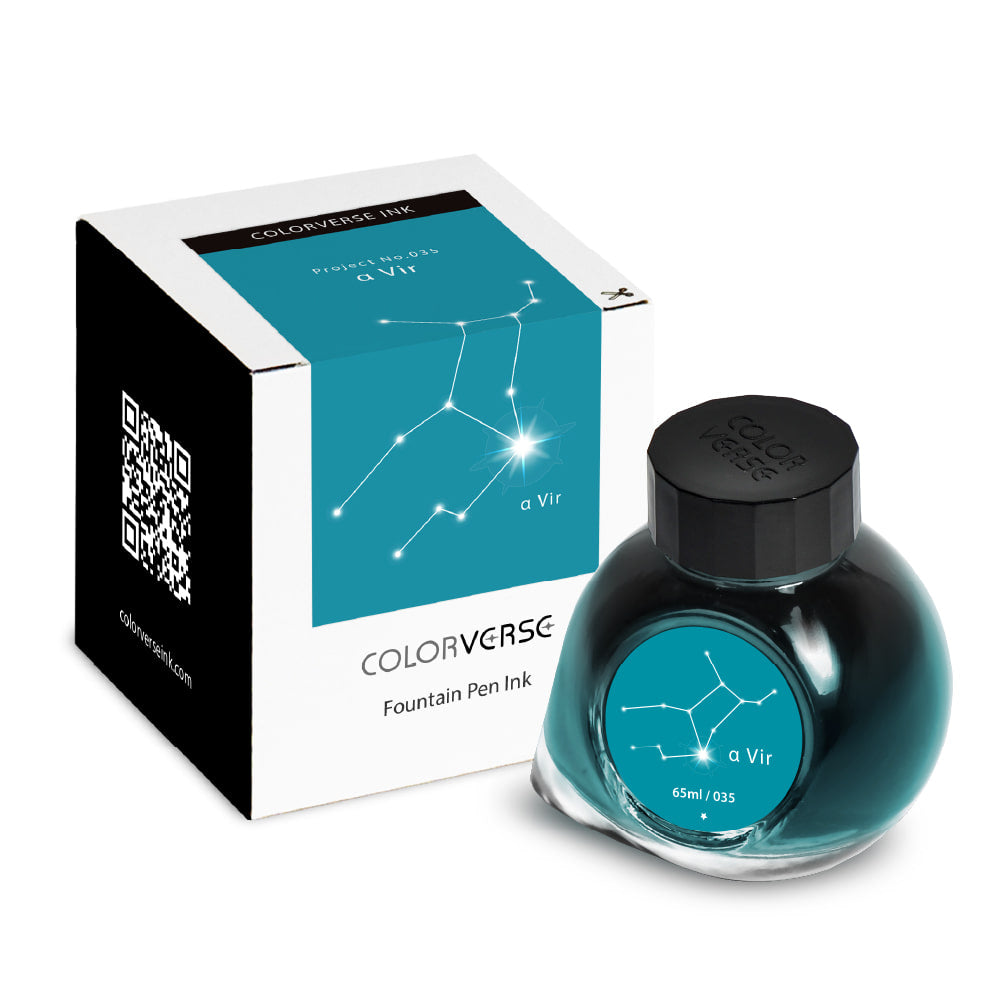 Colorverse Fountain Pen Ink | Green | Project Ink | α  Vir- 65ml
