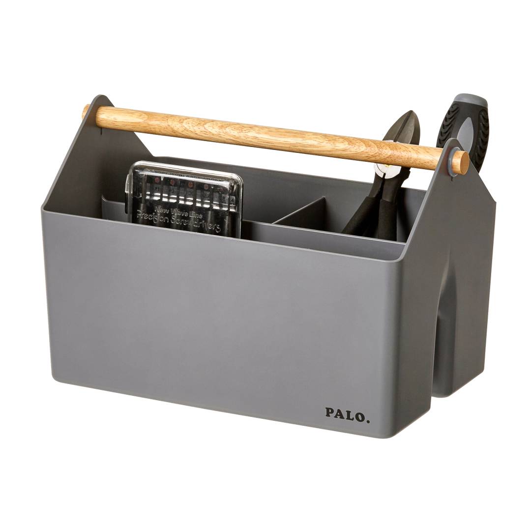 Litem | Multi Utility Storage Basket | Grey |  Palo | For Office Home & Kitchen