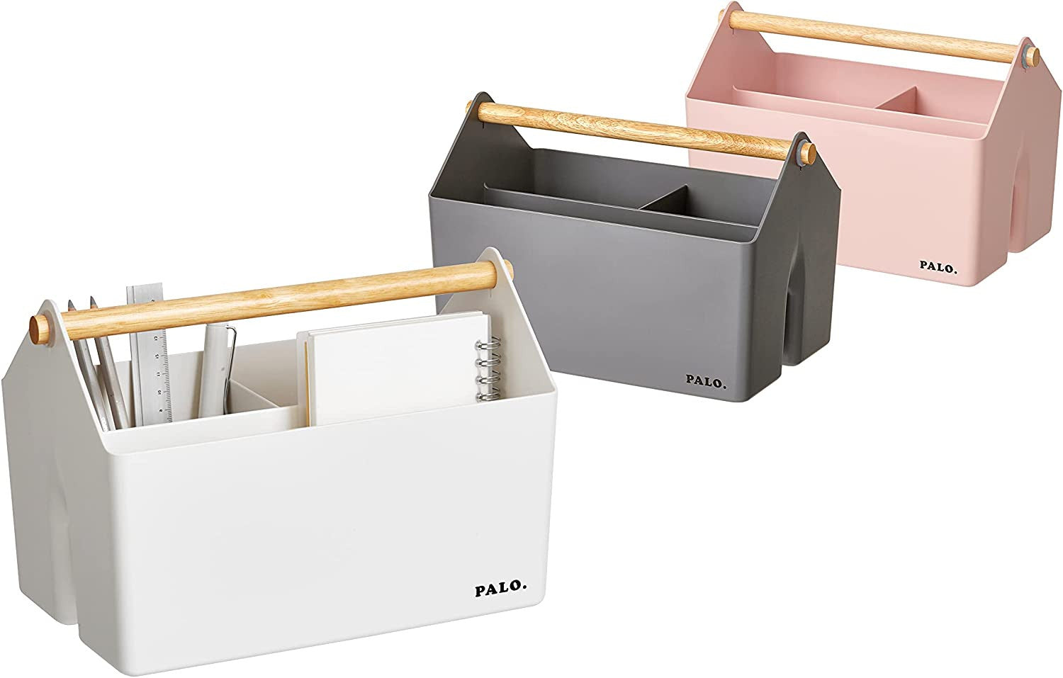 Litem | Multi Utility Storage Basket | Pink |  Palo | For Office Home & Kitchen