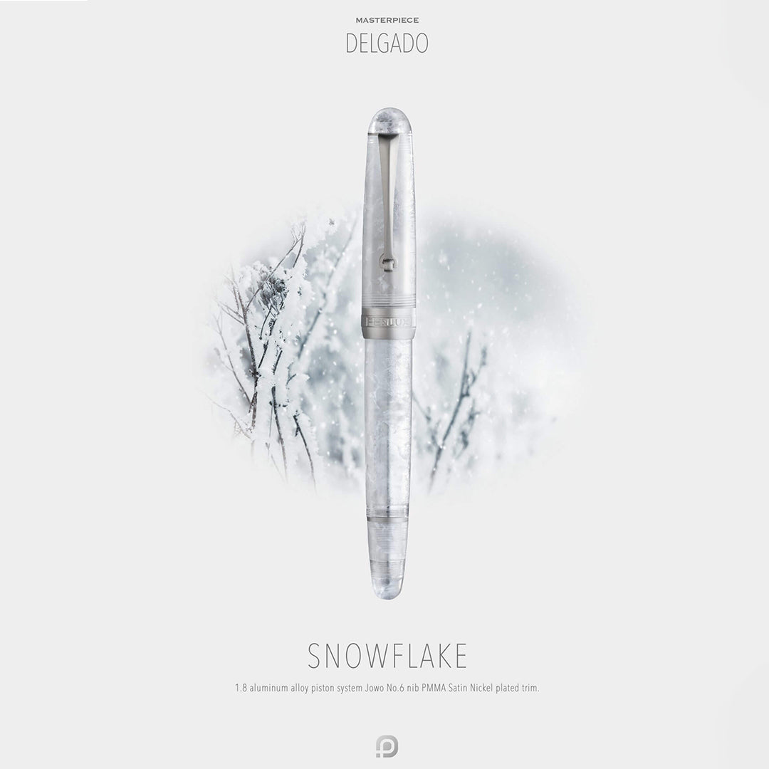 Penlux | Fountain Pen | Delgado | Snowflake