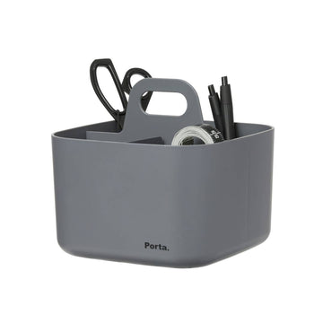 Litem | Portable | Stackable | Organizer | Grey| Porta Vita | For Office  Home & Kitchen