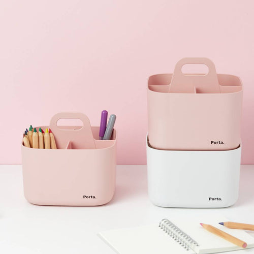 Litem | Portable | Stackable | Organizer | Pink | Porta Vita | For Office  Home & Kitchen