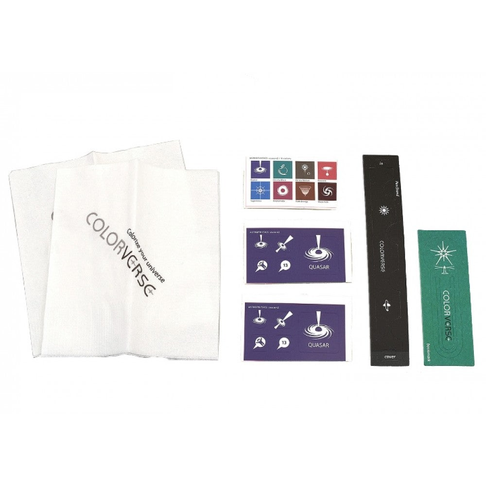 Colorverse | Astrophysics Series | Season 2 | Fountain Pen Ink | Quasar | Dark Blue | 65ml and 15ml | 2 Bottle Set - penpencilink