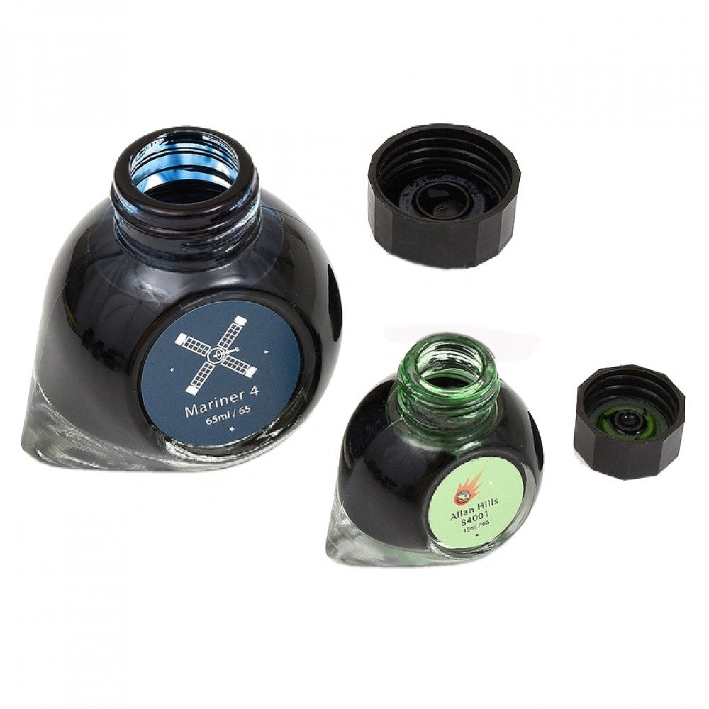Colorverse Ink | Mariner 4 | Allan Hills 84001 | Dark Blue & Light Green | 65ml & 15ml Set - penpencilink
