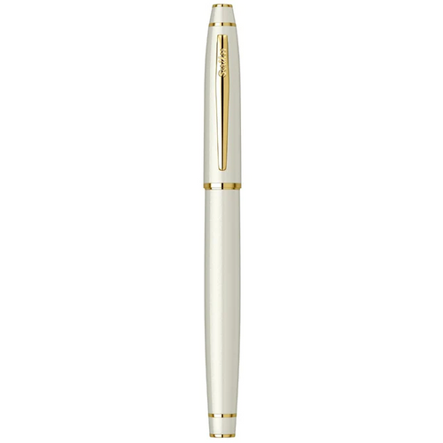 Scrikss Noble Rollerball Pen | Pearl White GT