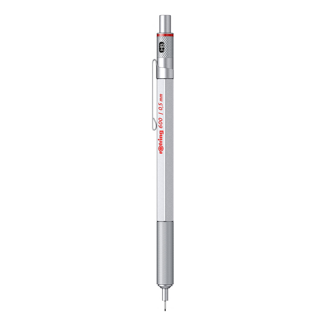 Rotring | Mechanical Pencil | 600 Series | Silver | 0.5mm