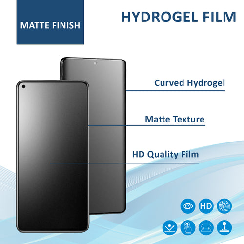 Acuity Premium Matte Hydrogel Screen Protector - 0.18mm Ultra-Thin, Anti-Glare Matte Film, Anti-Fingerprint, Smooth Touch, Scratch Resistant
