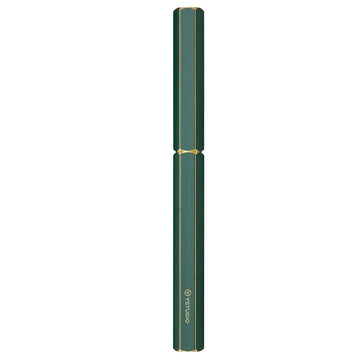 Ystudio Classic Revolve Fountain Pen - Green Hexogon | Medium Nib