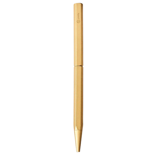 Ystudio | Ballpoint Pen | Classic Revolve | Slim Brass