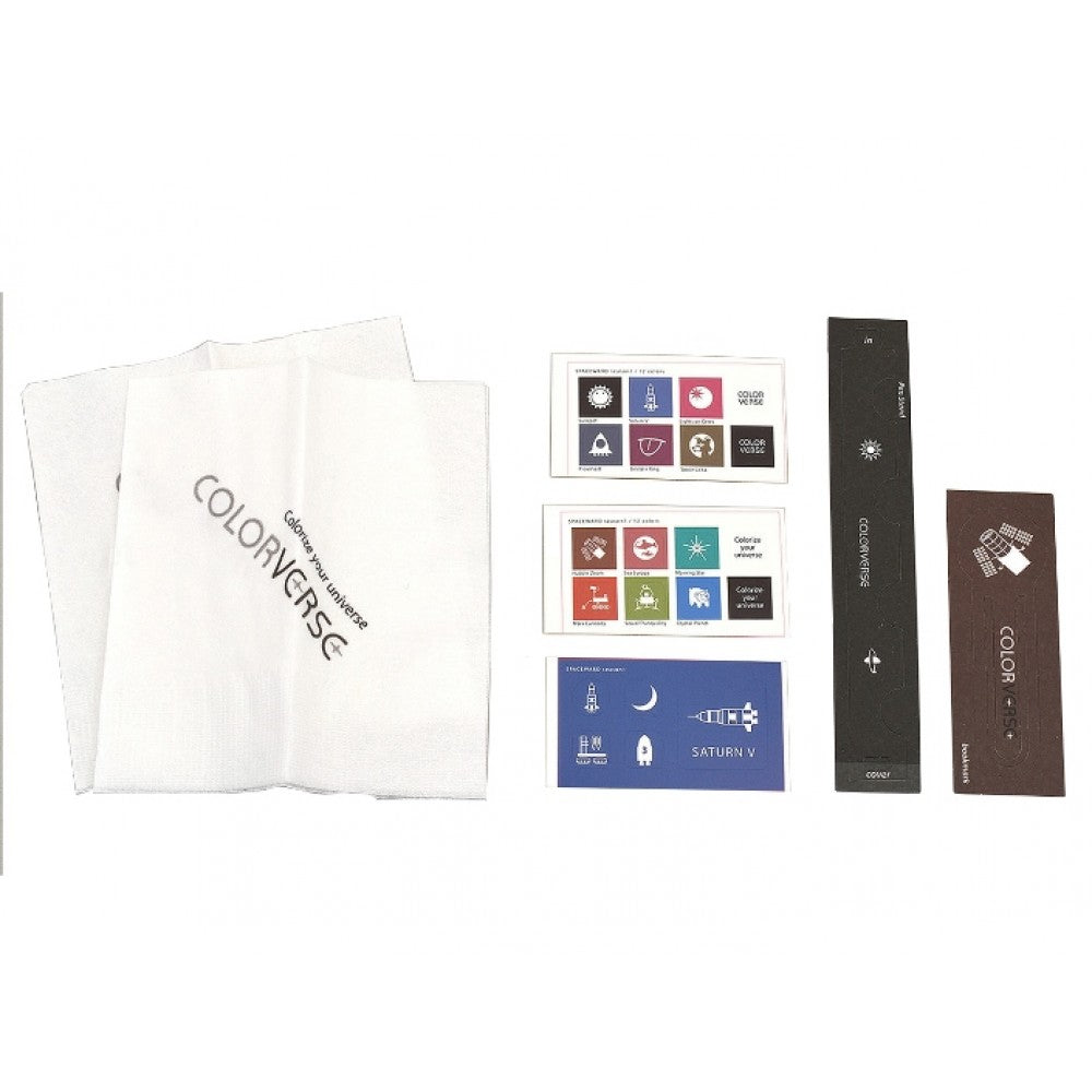 Colorverse Ink | Spaceward Series | Saturn V | Dark Blue | 65ml & 15ml | 2 Bottle Set - penpencilink