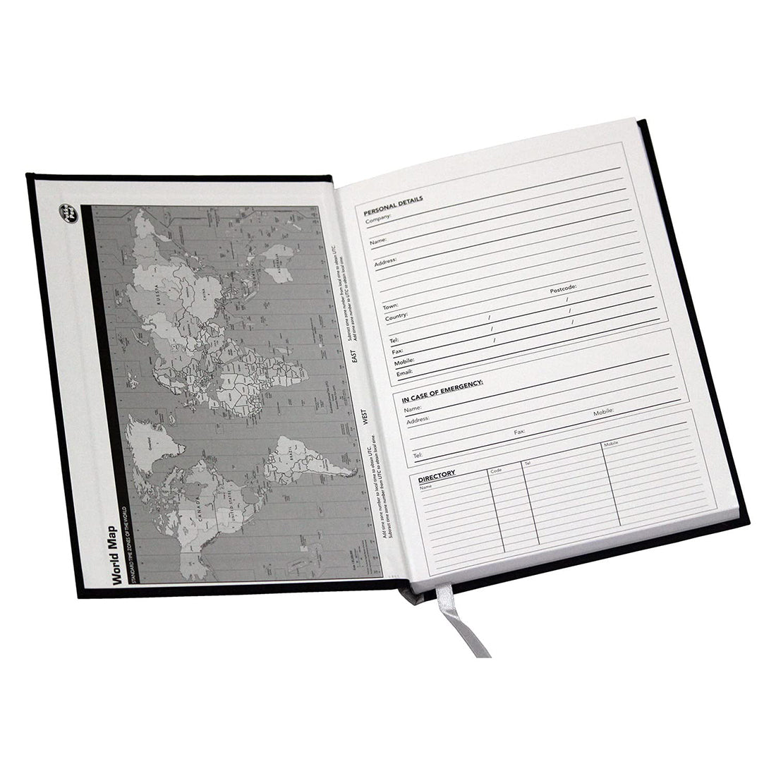 Pukka Pad Black Casebound A5 Pad, Single Ruled, 192 Pages, 90 GSM