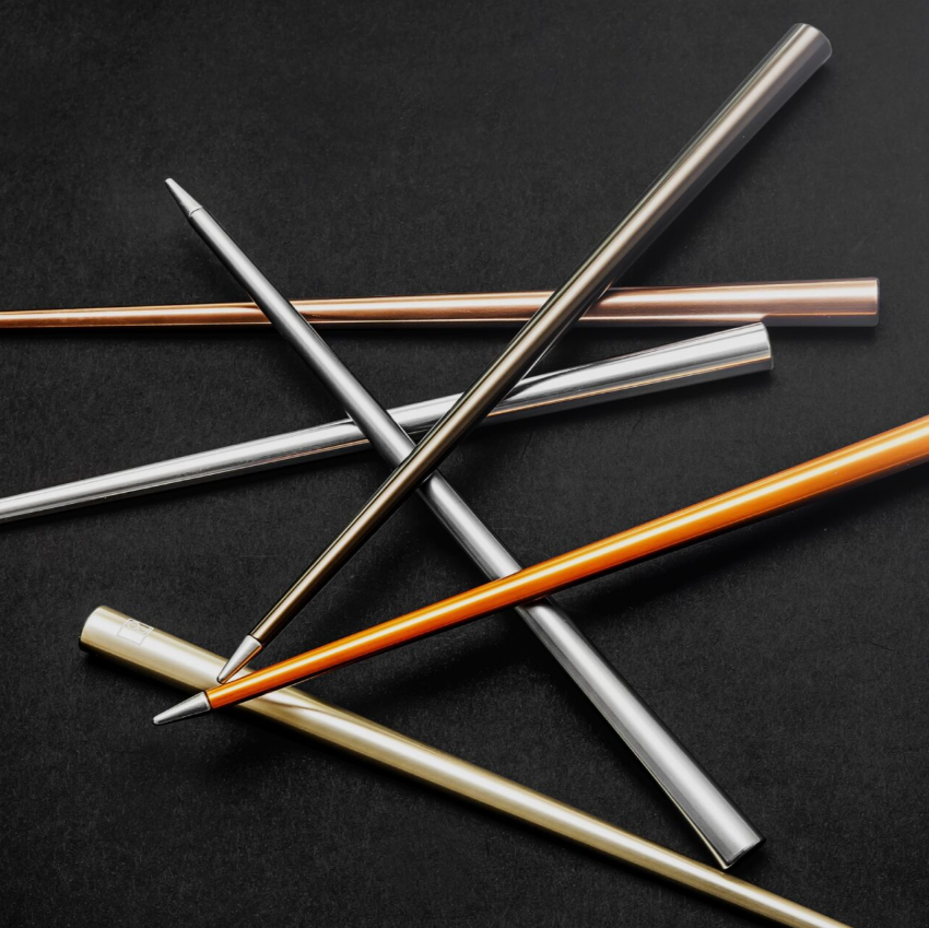 Pininfarina | Forever | Prima | Titanium | Anodized Aluminum Stylus with Ethergraf® Tip Pencil