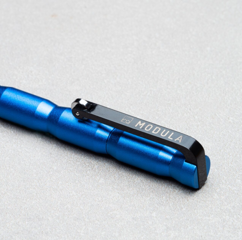 Pininfarina | Forever Modula | Aluminum | GrafeeX Tip Pencil & Ballpoint Pen | Blue