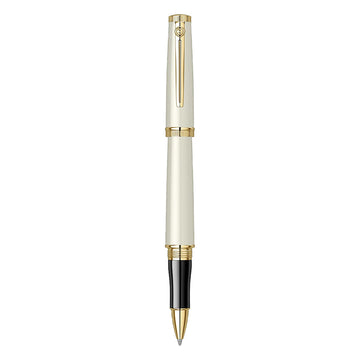 Scrikss Heritage Rollerball Pen | Ivory Gold-GT